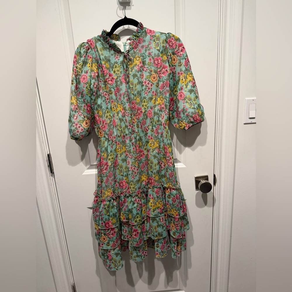 Floral Puff Sleeve Dress